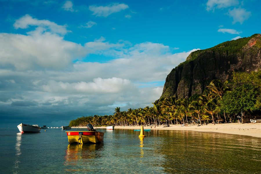 Lagoon in Mauritius